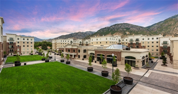 Commercial development near Provo Canyon